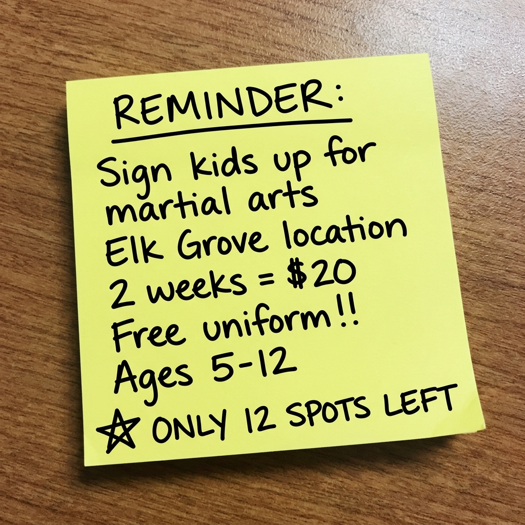Elk Grove Academy - Family Taekwondo Facebook ad