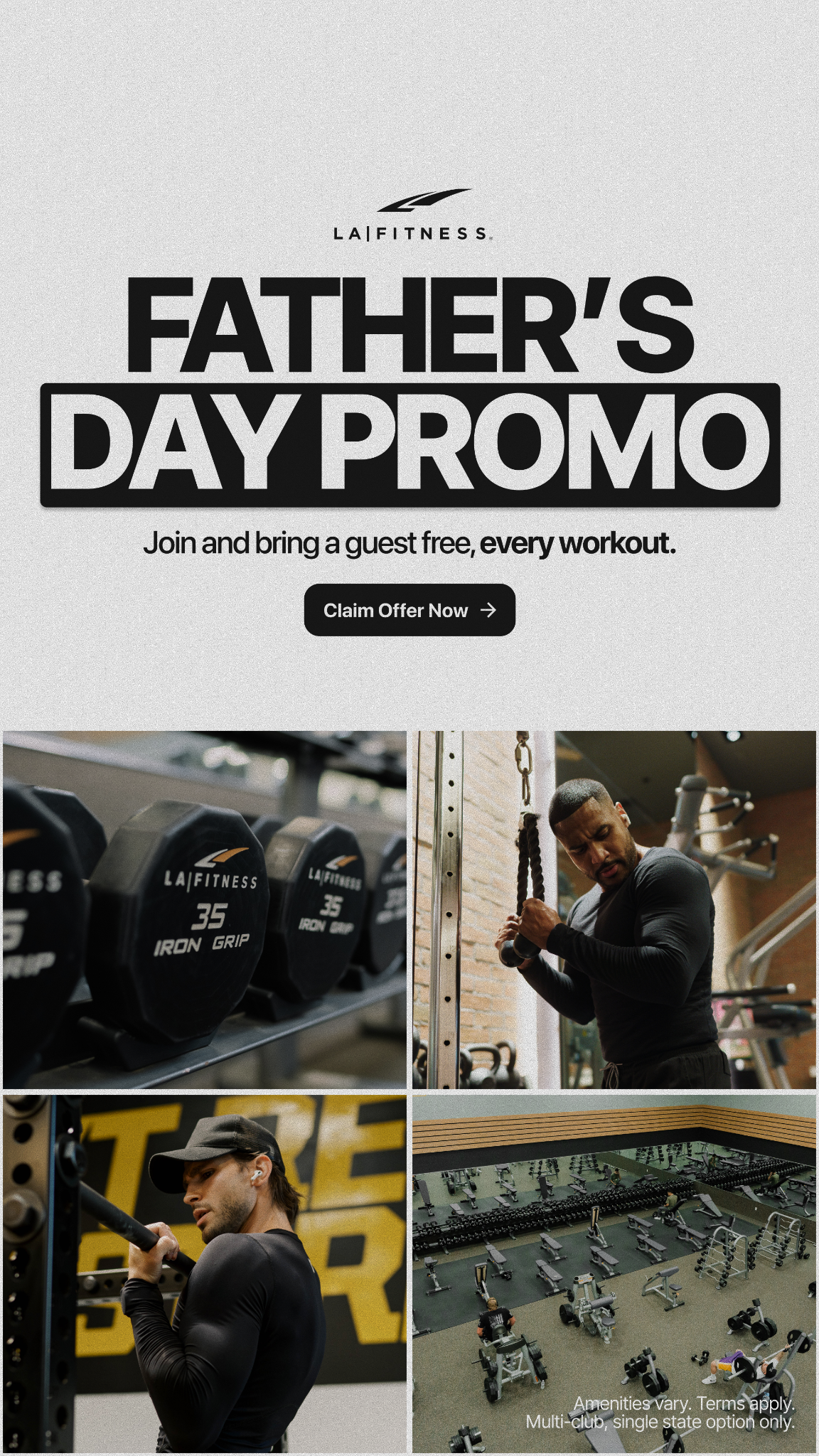LA Fitness Facebook ad