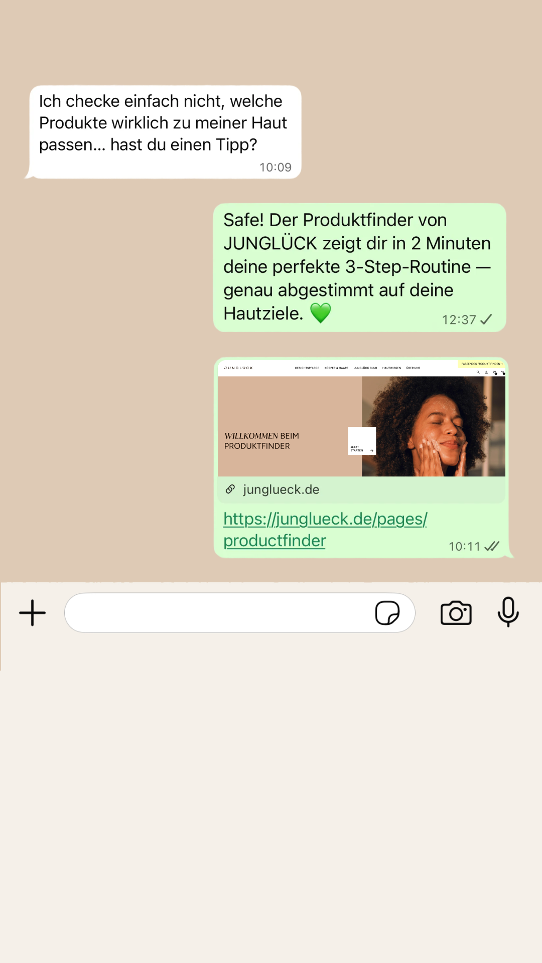 Junglück Facebook ad