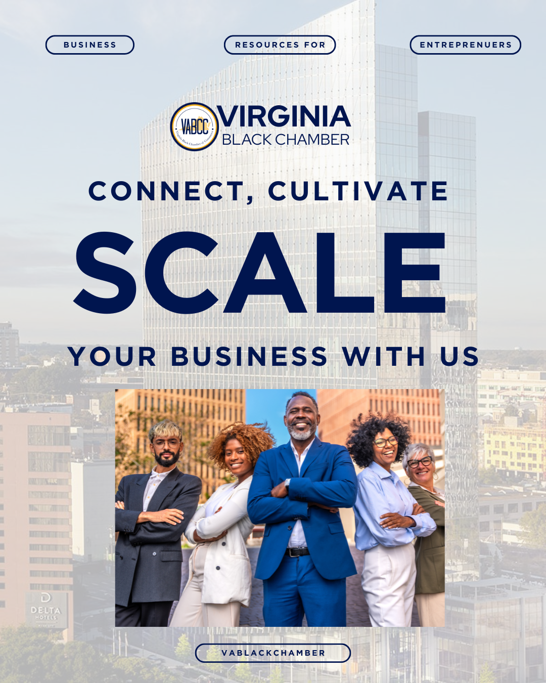 Virginia Black Chamber of Commerce Facebook ad