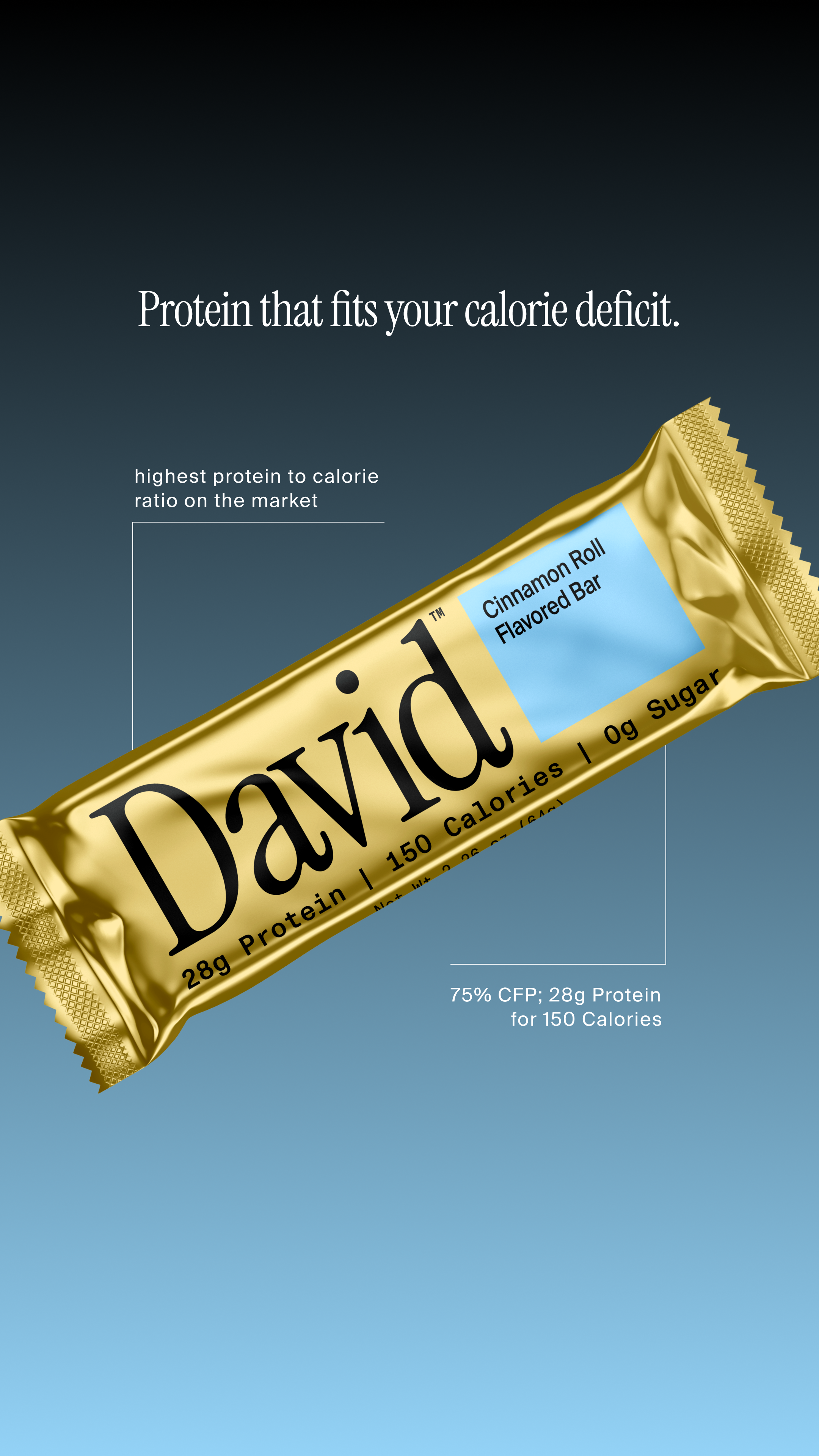 David Protein Facebook ad