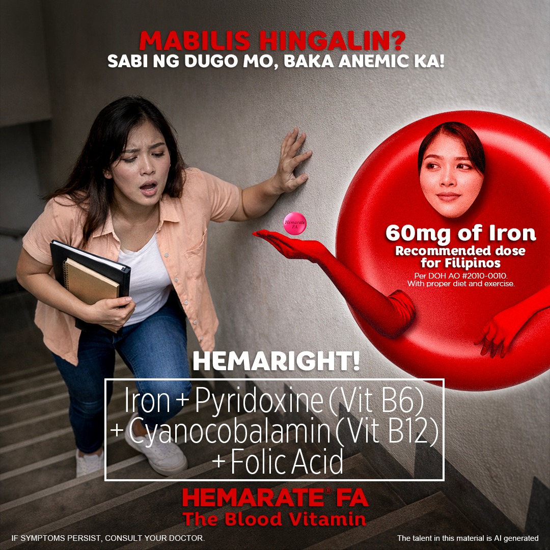 Hemarate FA Facebook ad: The Blood Vitamin