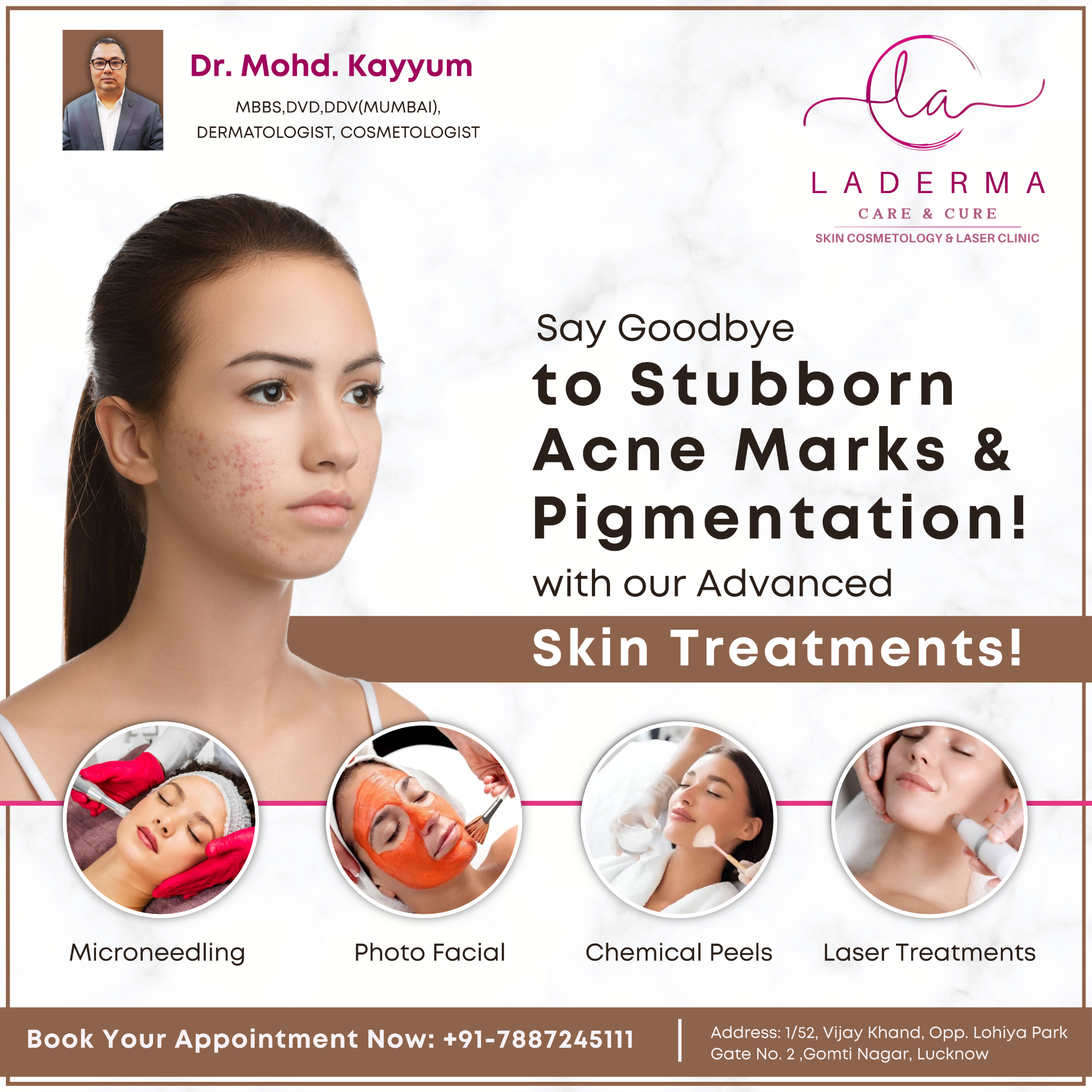 La Derma Facebook ad