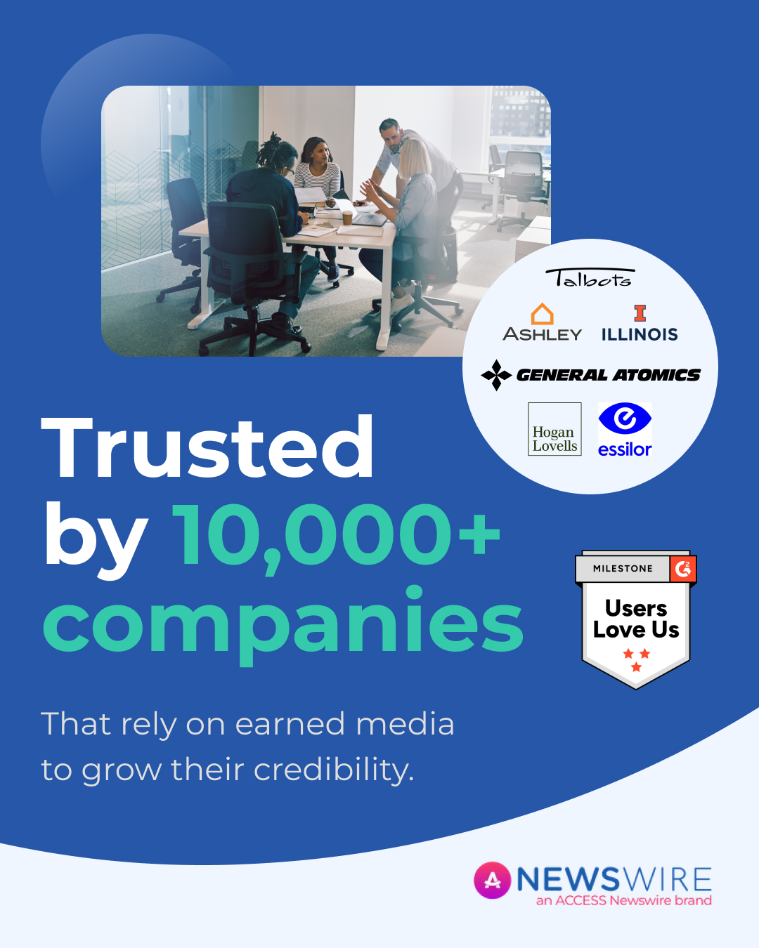 Newswire.com Facebook ad