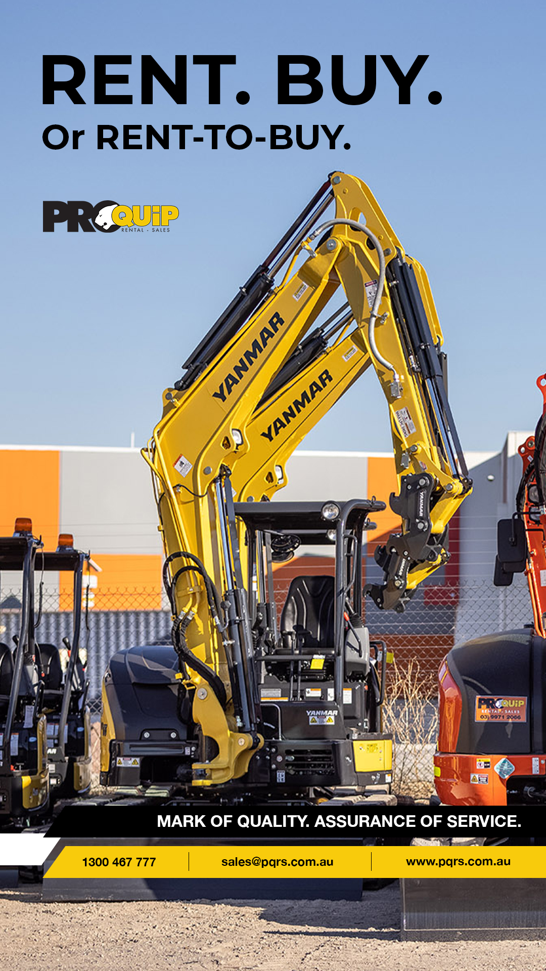 Proquip Rental Sales Facebook ad from Sep 9, 2024