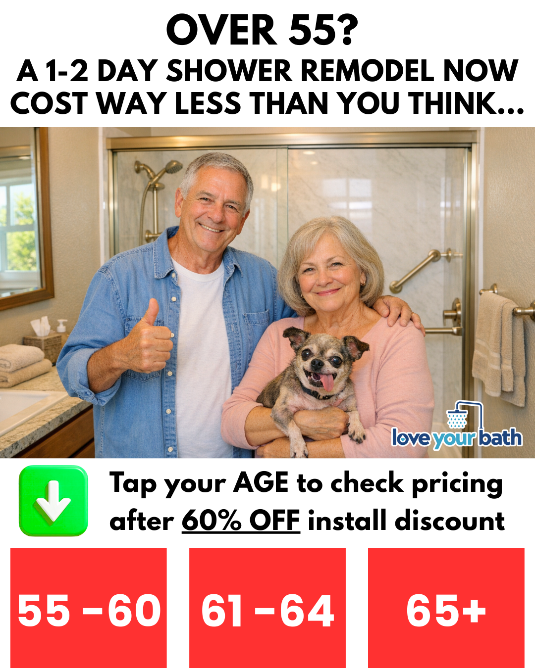 Love Your Bath Facebook ad