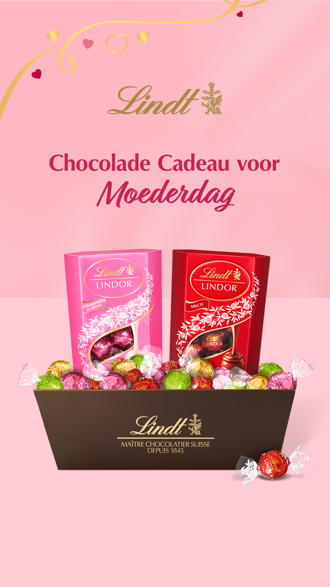 Lindt Benelux Facebook ad