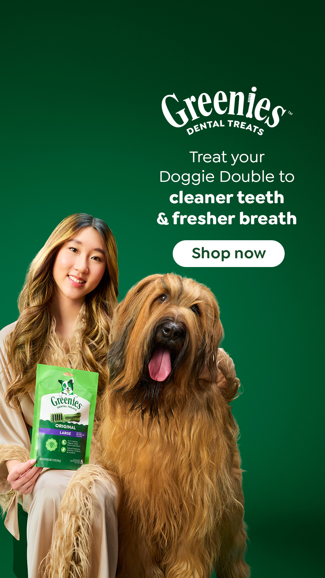 Greenies Facebook ad