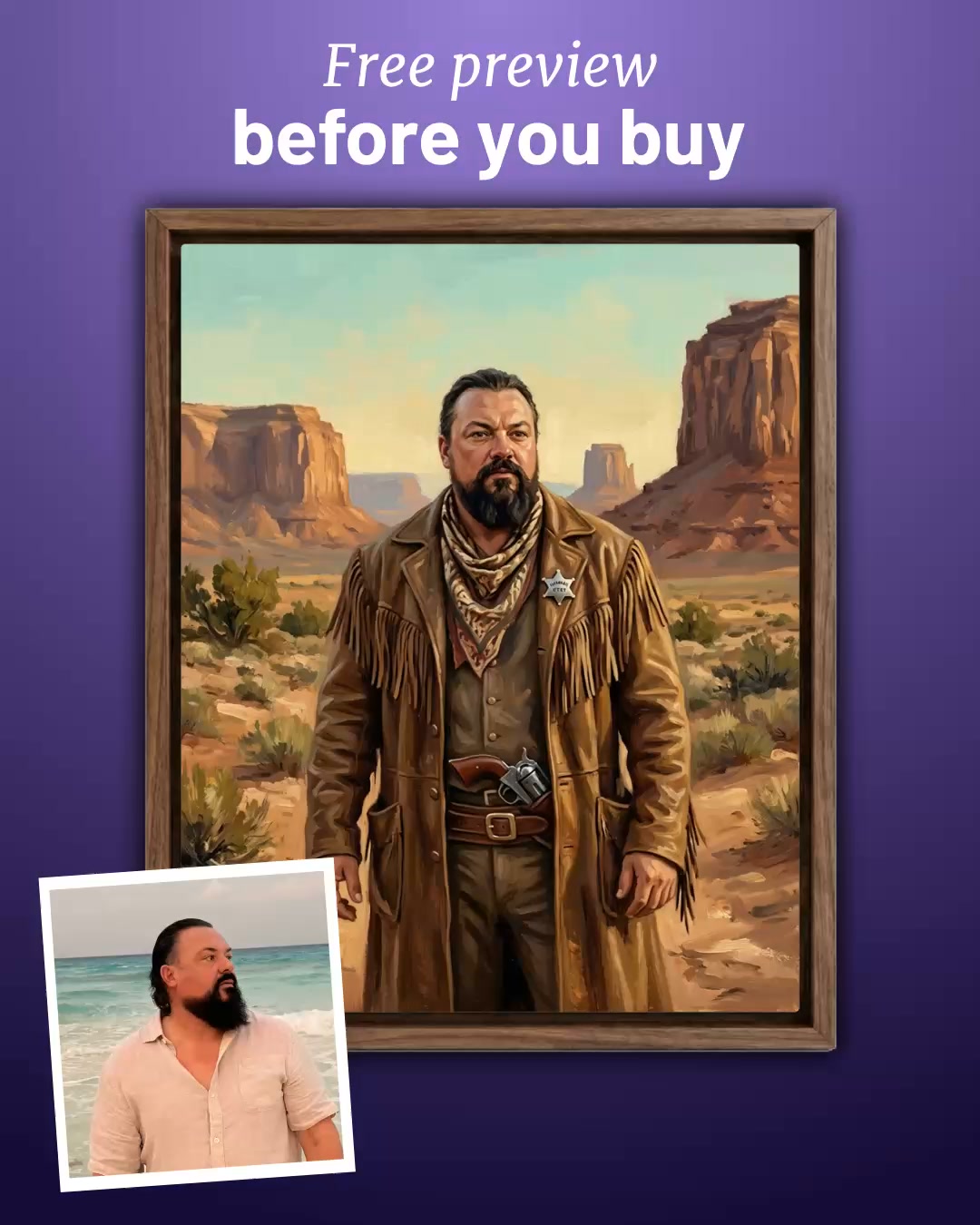 Turn Me Royal Facebook ad: The eternal portrait of your family's love