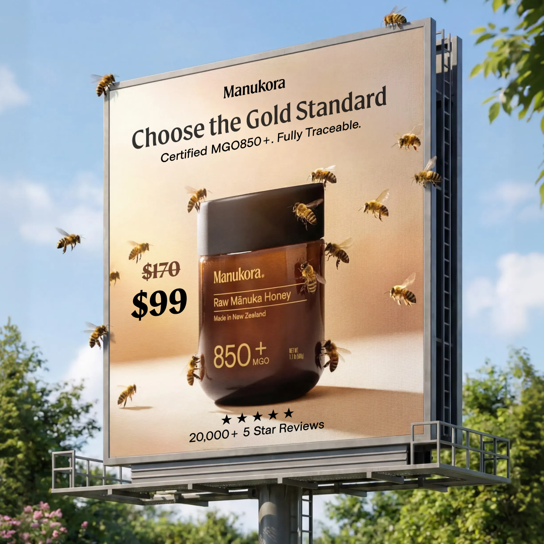 Manukora Facebook ad