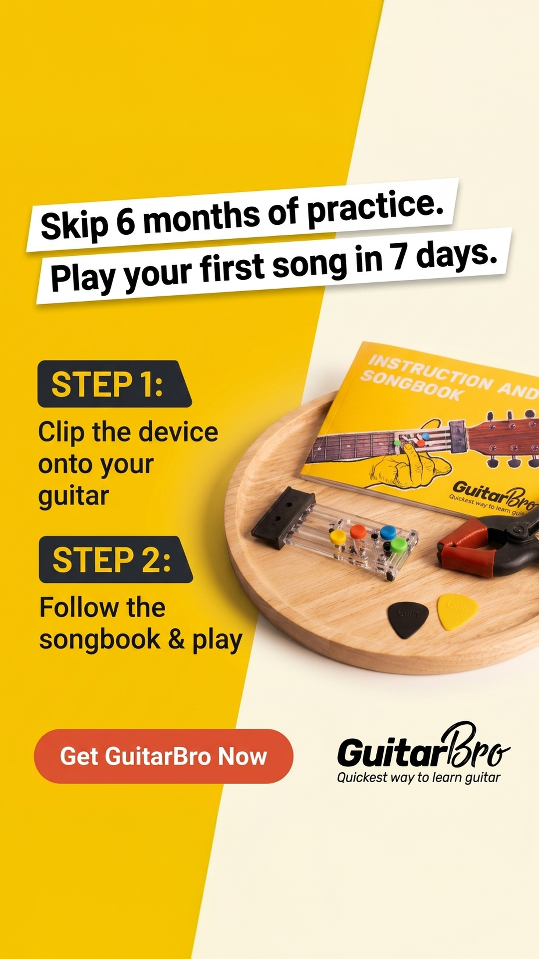 GuitarBro Facebook ad