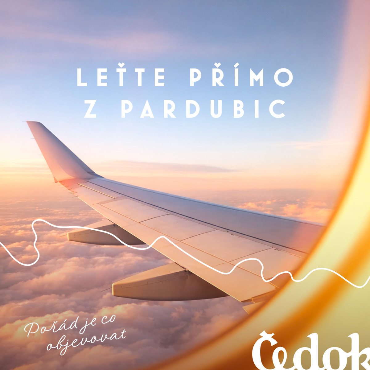 Čedok Facebook ad