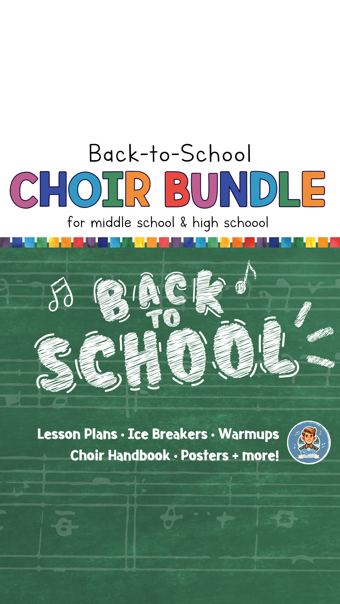 Choir Learning House Facebook ad: Start Strong This Year