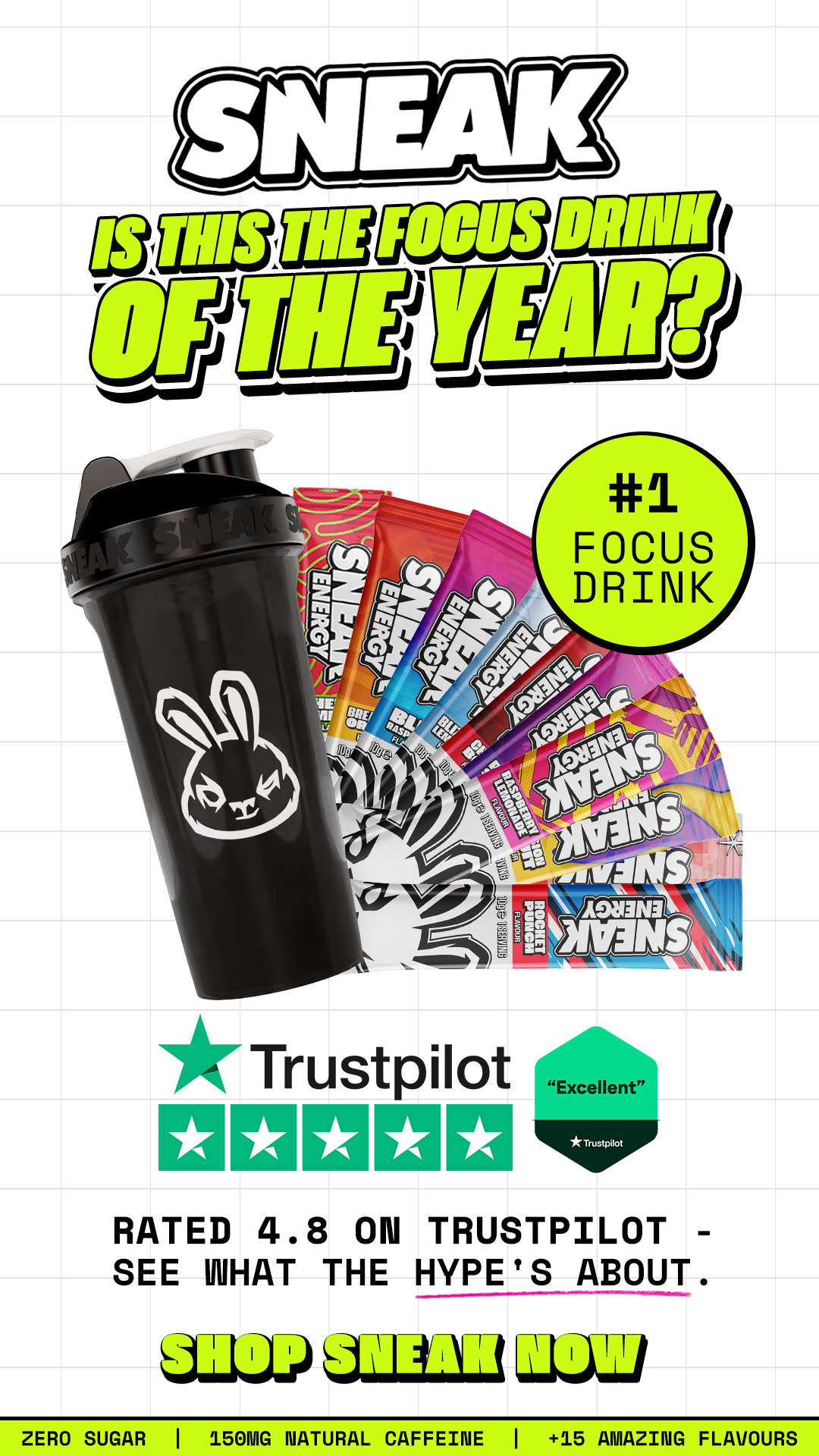 Sneak Facebook ad: Energy without the crash