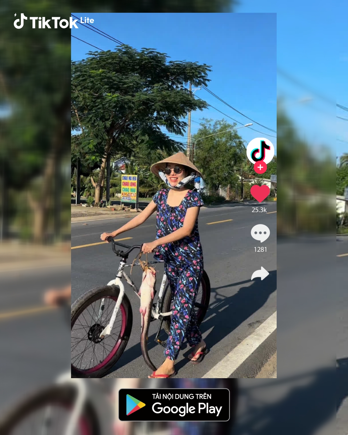 TikTok Lite Facebook ad