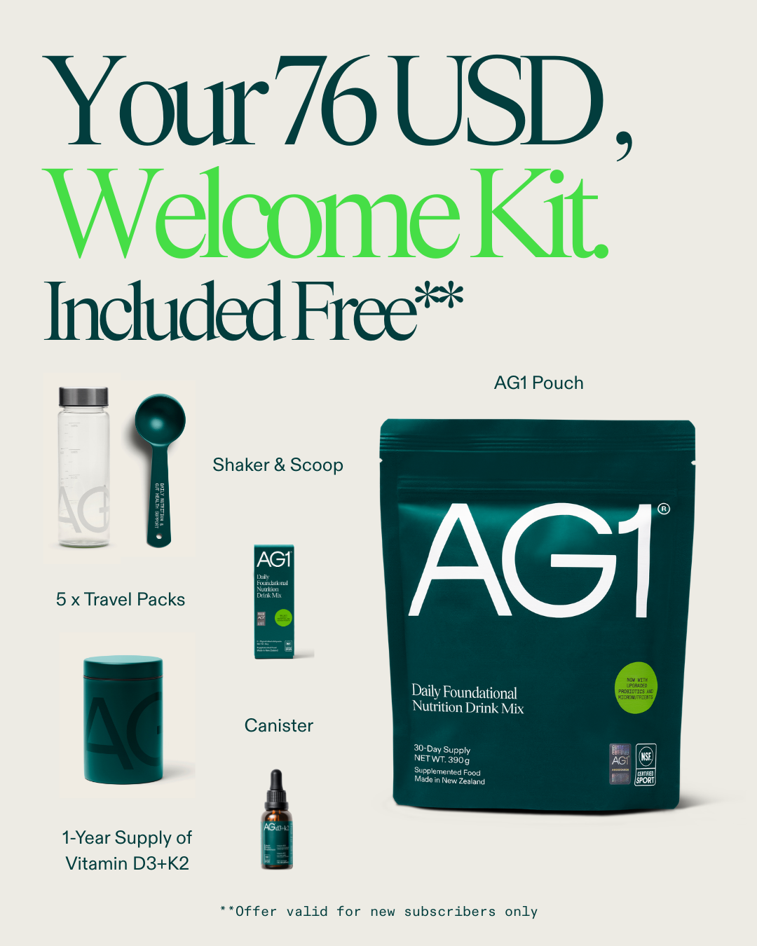 AG1 by Athletic Greens Facebook ad