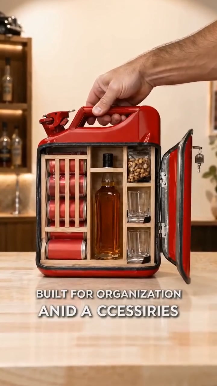Viqzes.B Facebook ad: Jerry Can Bar, Hide Your Home Bar Inside…