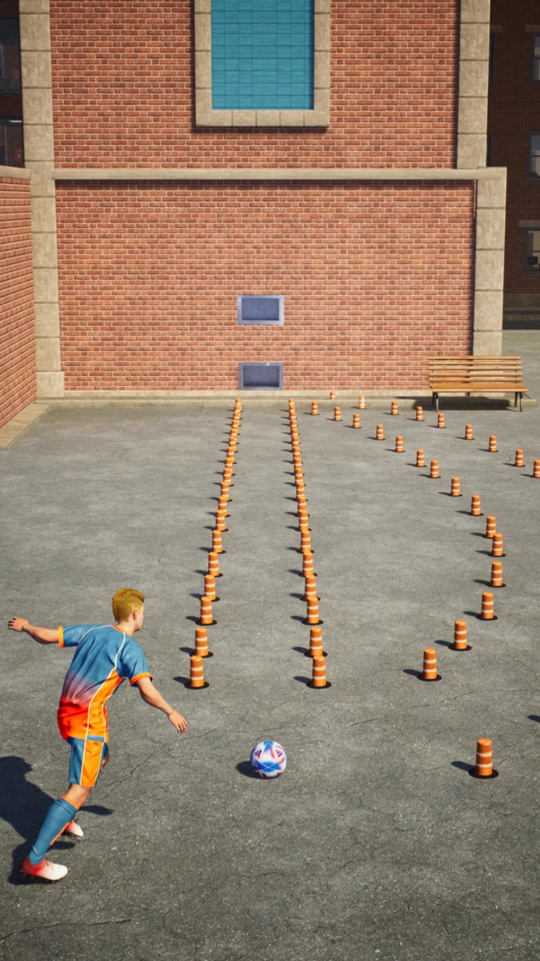 Soccer Super Star Facebook ad: Realistic Soccer Game