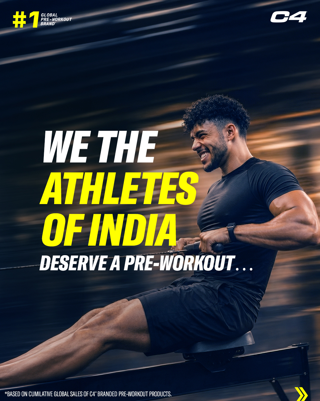 C4 Cellucor India Facebook ad