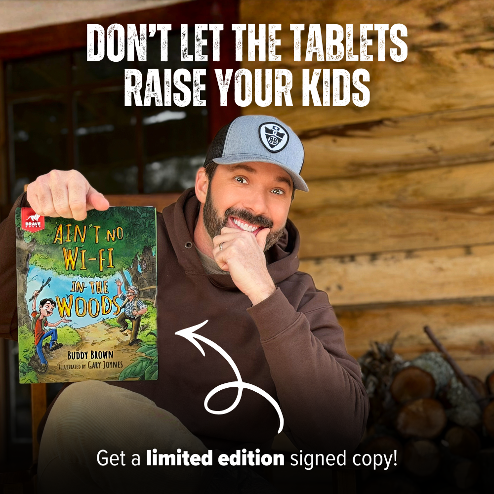 Buddy Brown Facebook ad: Get Your Kids to Put Down The iPad and Pick Up My New Book!