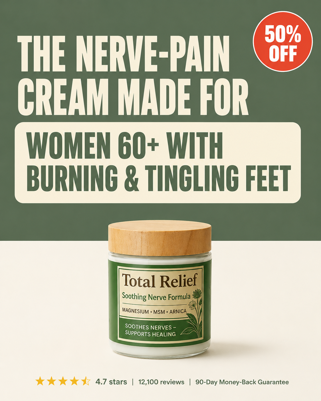 Nerve Pain Support Circle Facebook ad