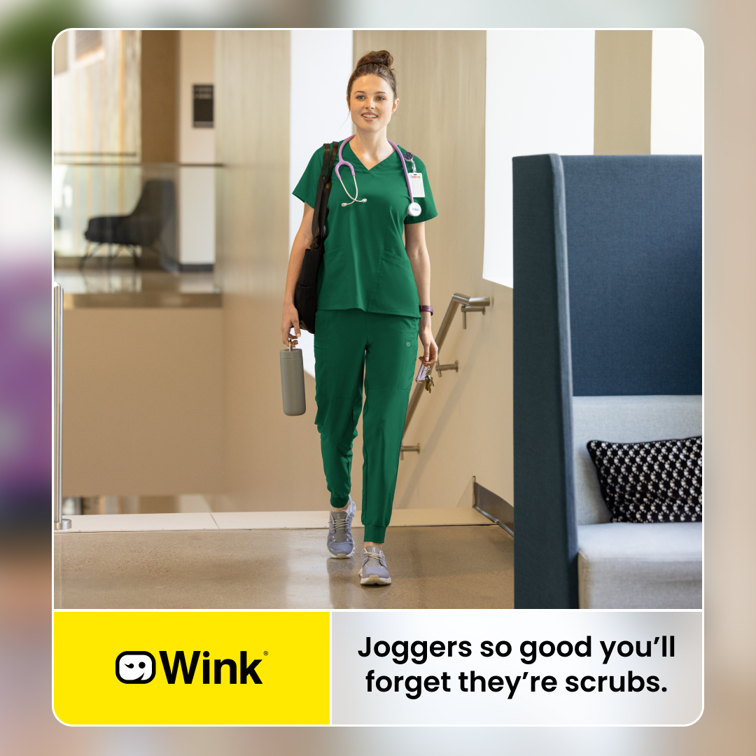 Wink Scrubs Facebook ad