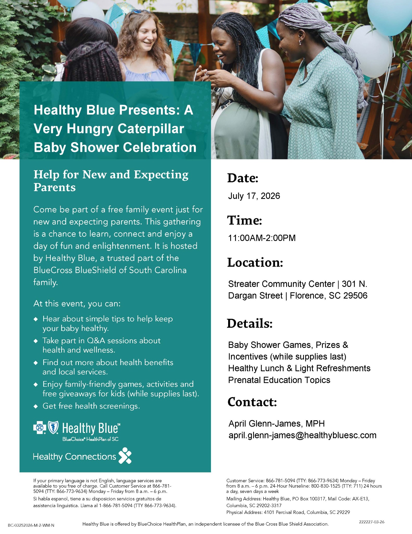 Healthy Blue South Carolina Facebook ad