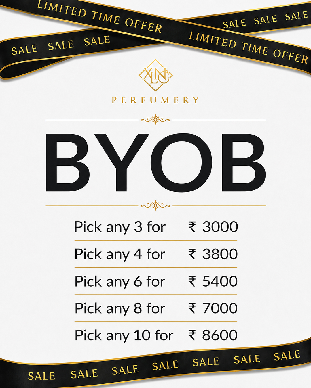 XLNC Perfumery Facebook ad
