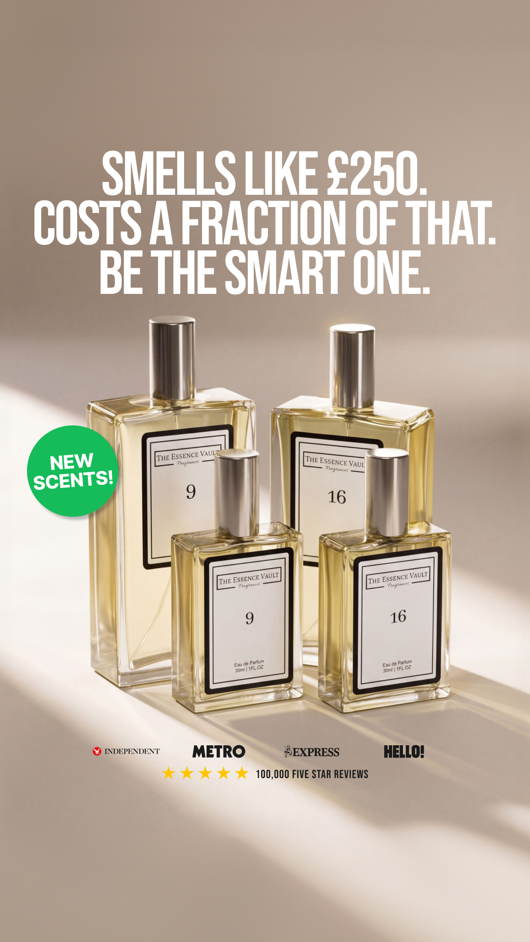 The Essence Vault Facebook ad