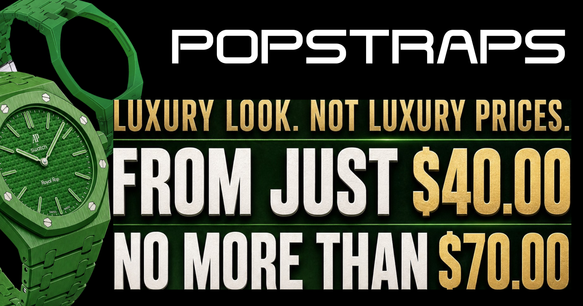 Popstraps Facebook ad