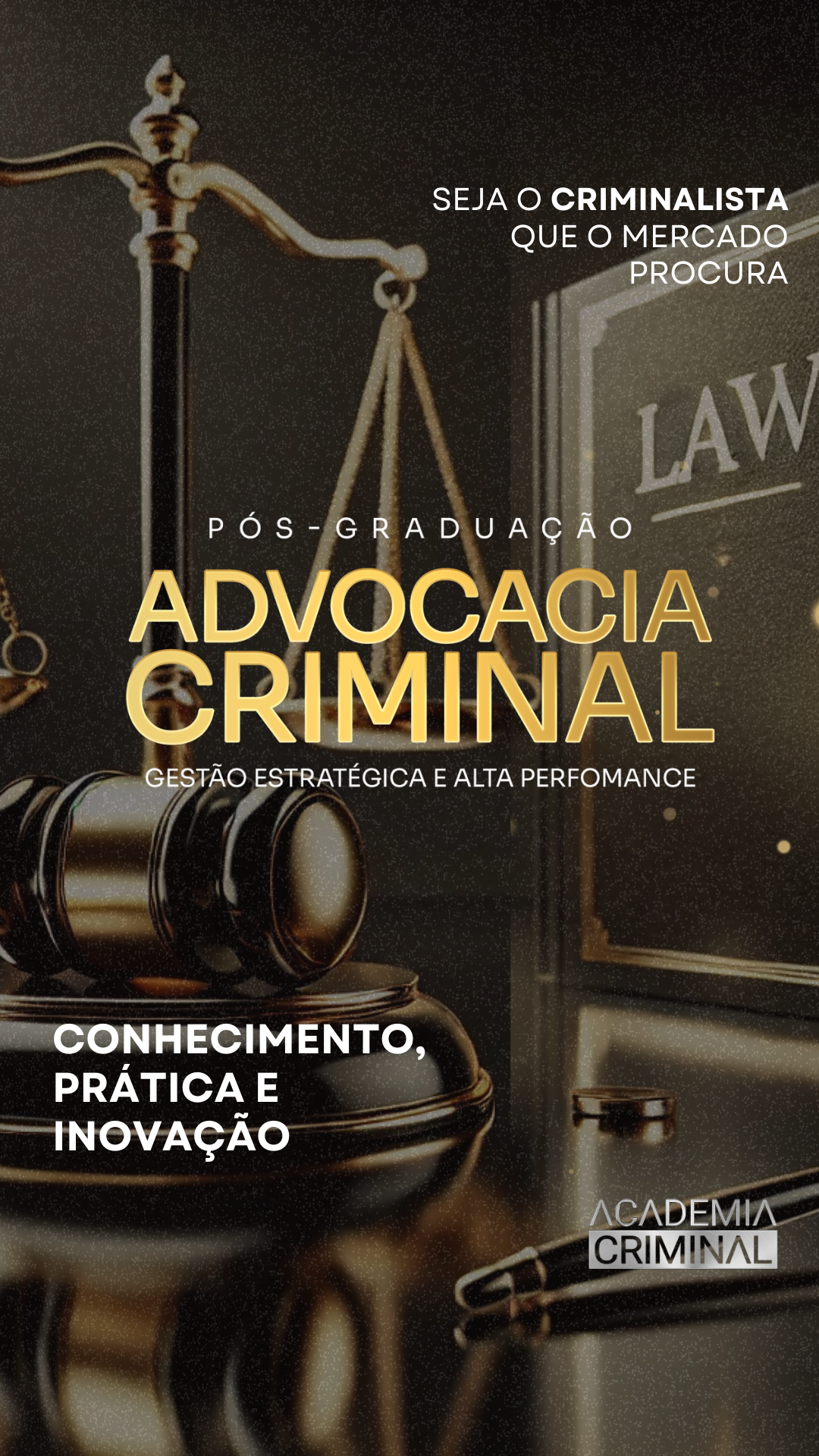 Academia Criminal Facebook ad