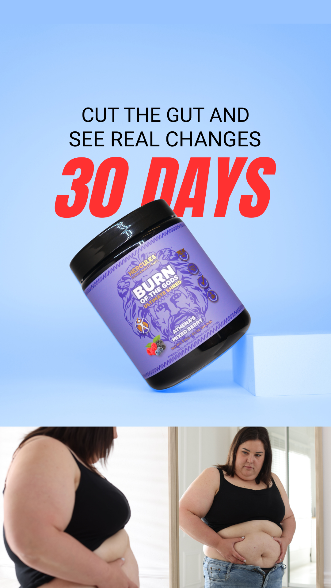 Hercules Supplements Aust Facebook ad