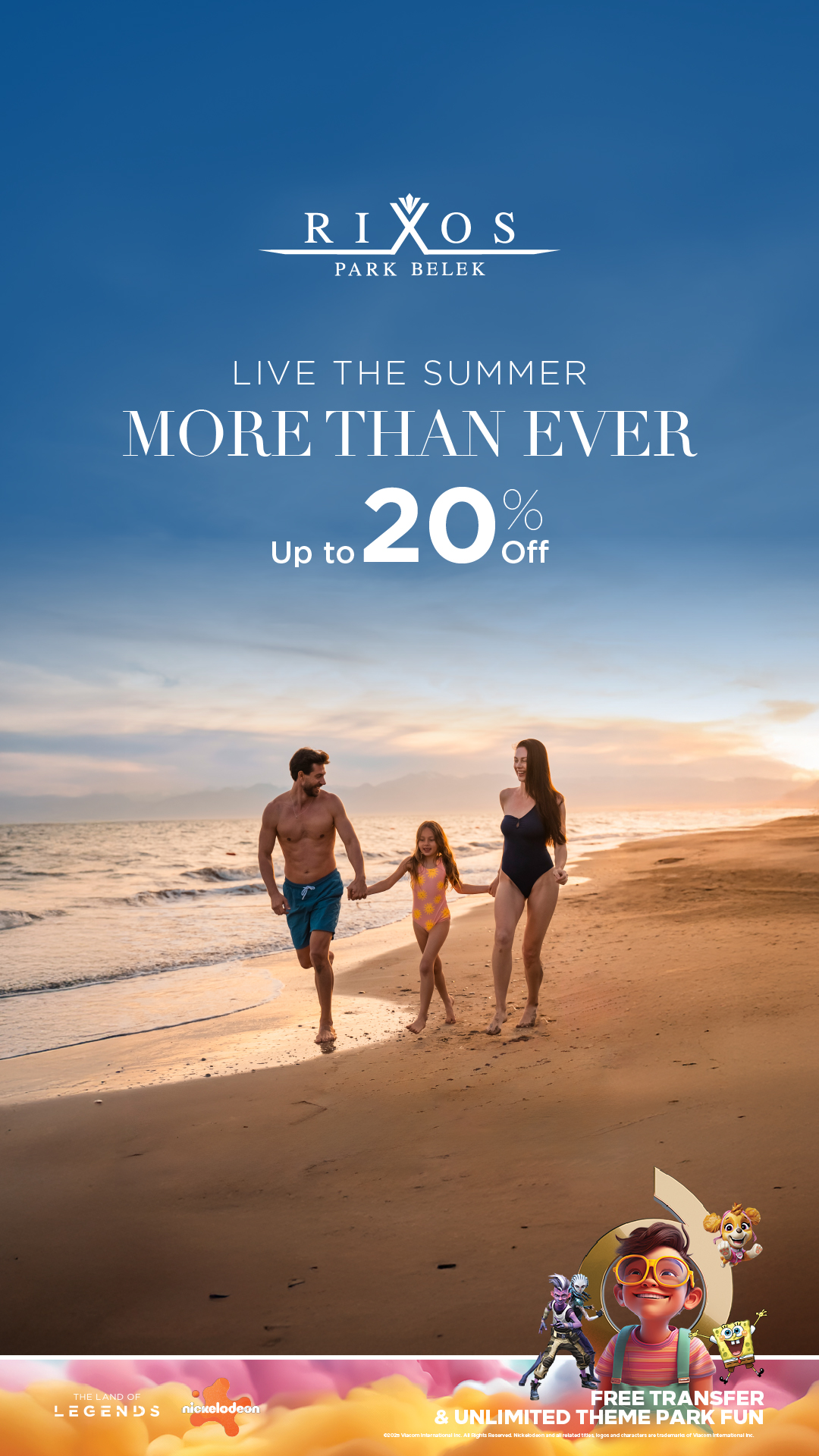Rixos Park Belek Facebook ad from May 22, 2026