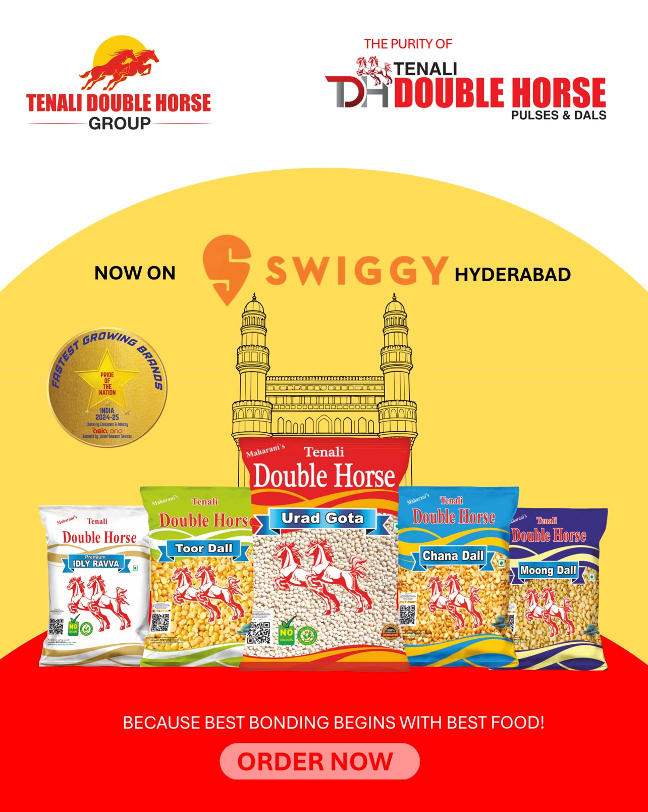 Tenali Double Horse Facebook ad: Open your Swiggy app now & search Tenali Double Horse!