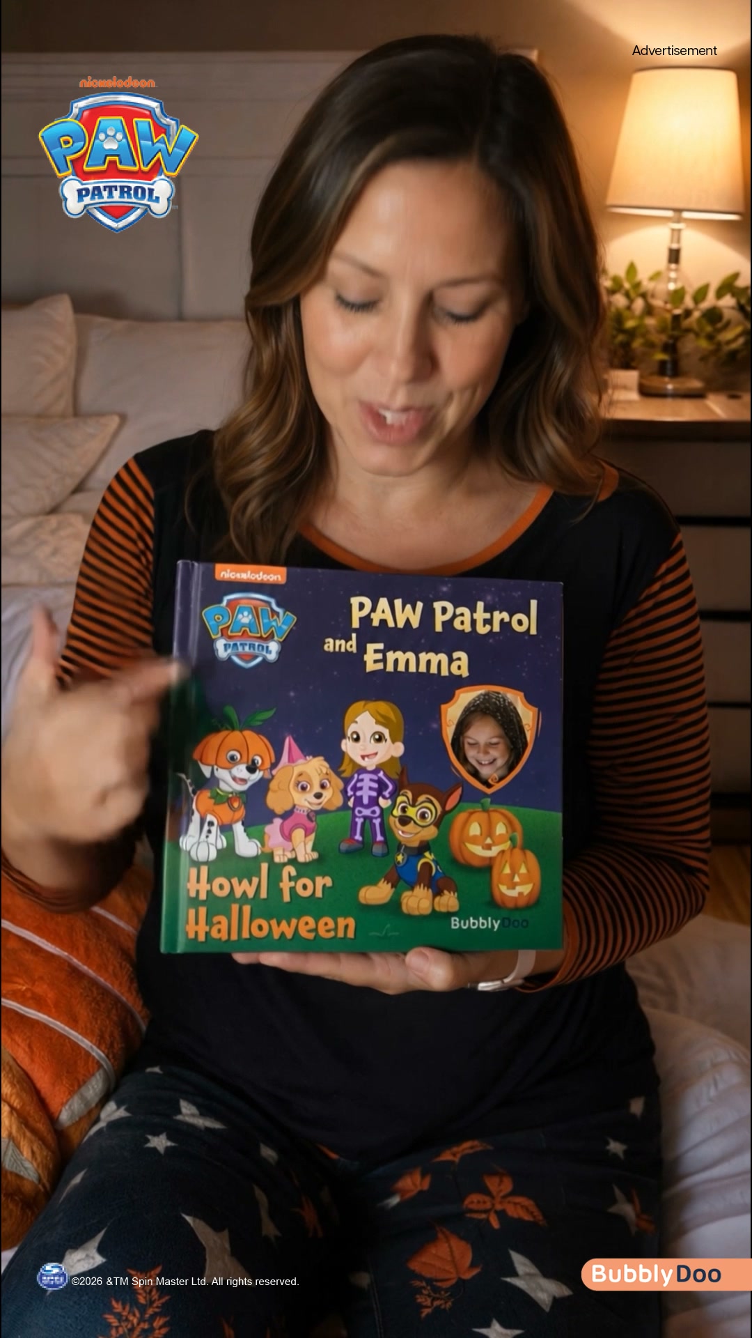 BubblyDoo Books Facebook ad: Do you have a PAW Patrol fan at home?