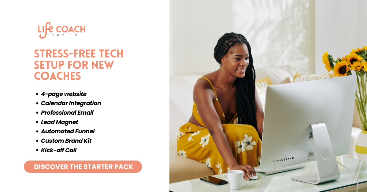 Life Coach Starter Facebook ad: Life Coach Starter Pack