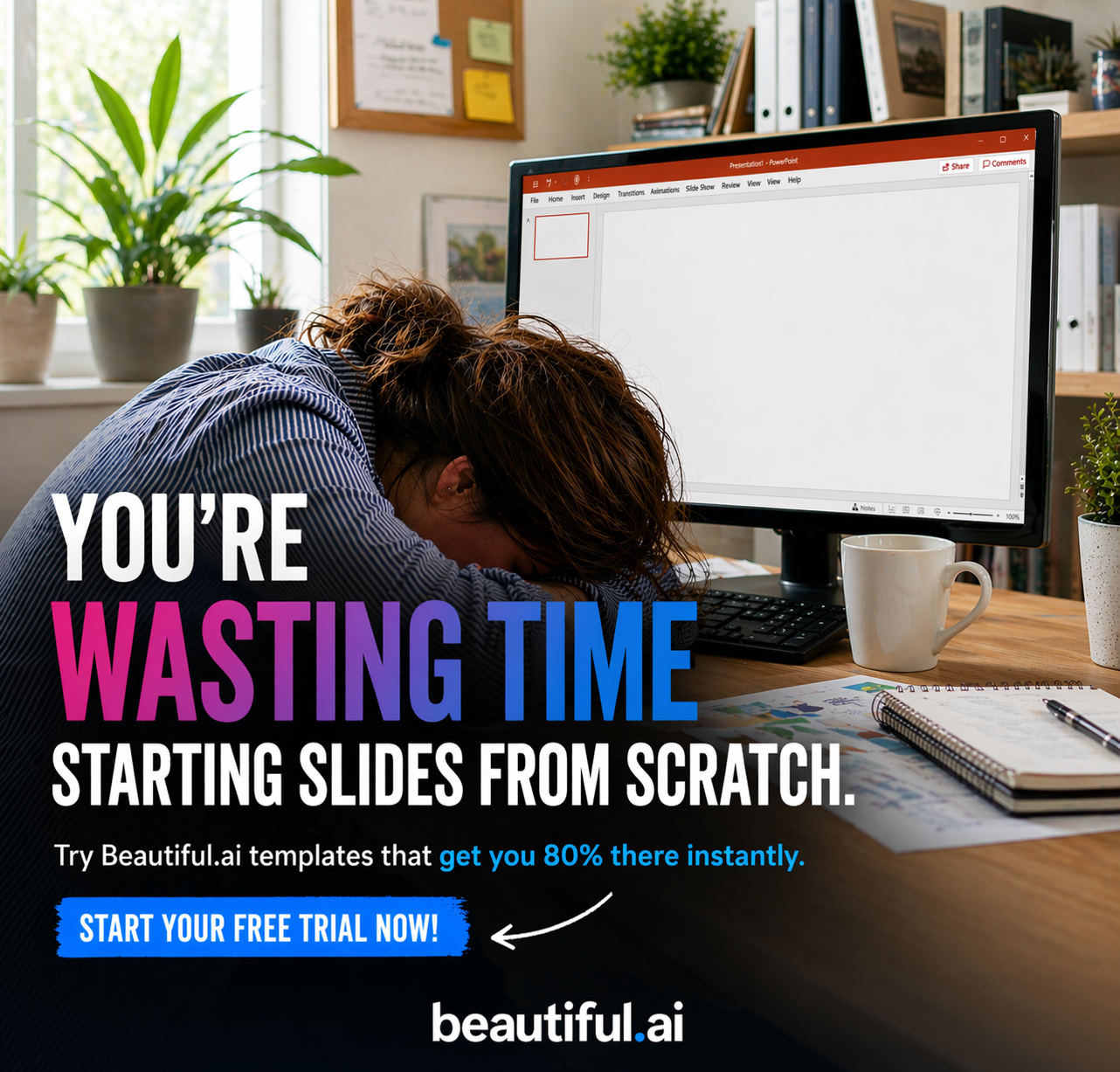 Beautiful.ai Facebook ad
