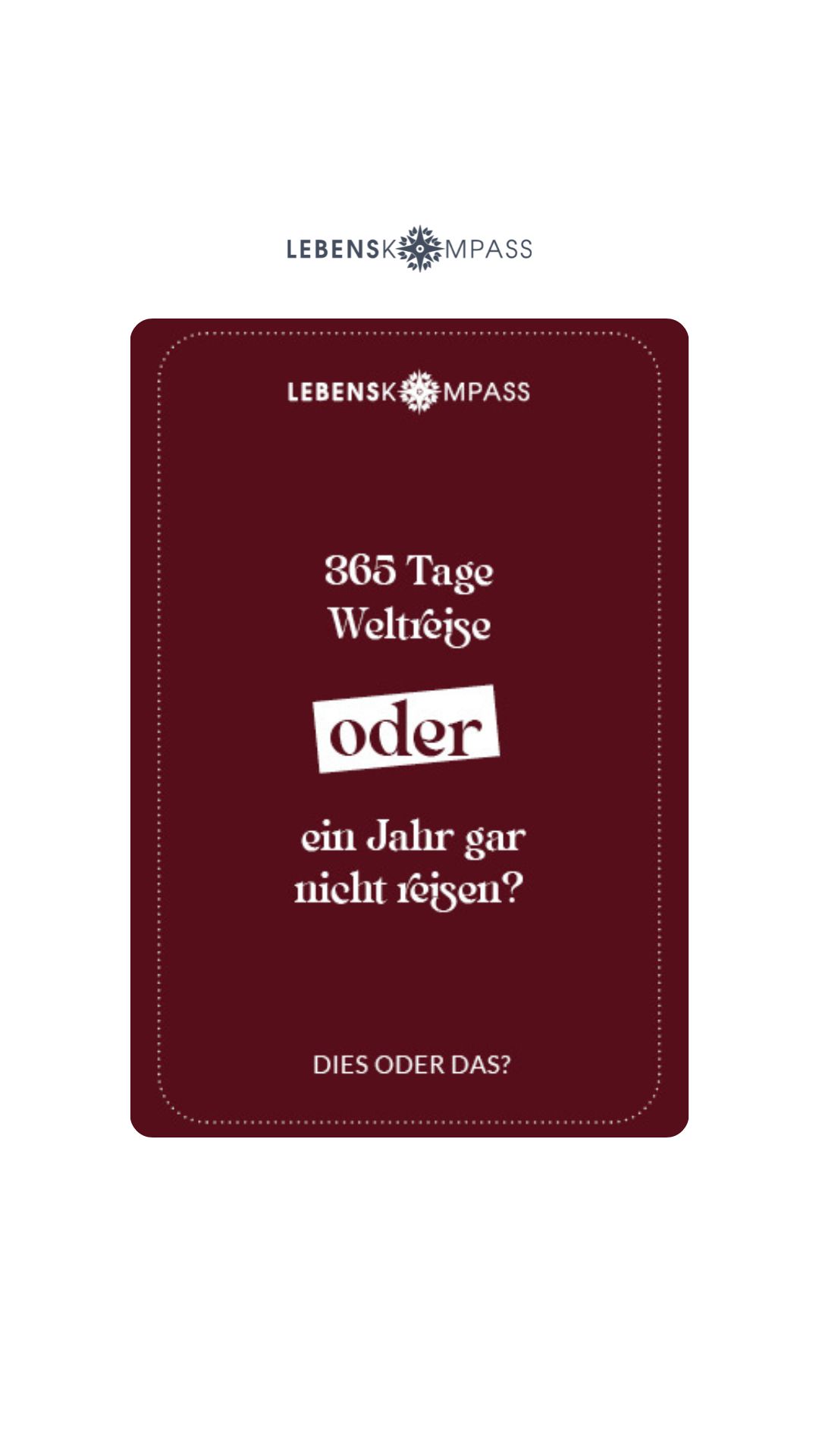 Lebenskompass Facebook ad