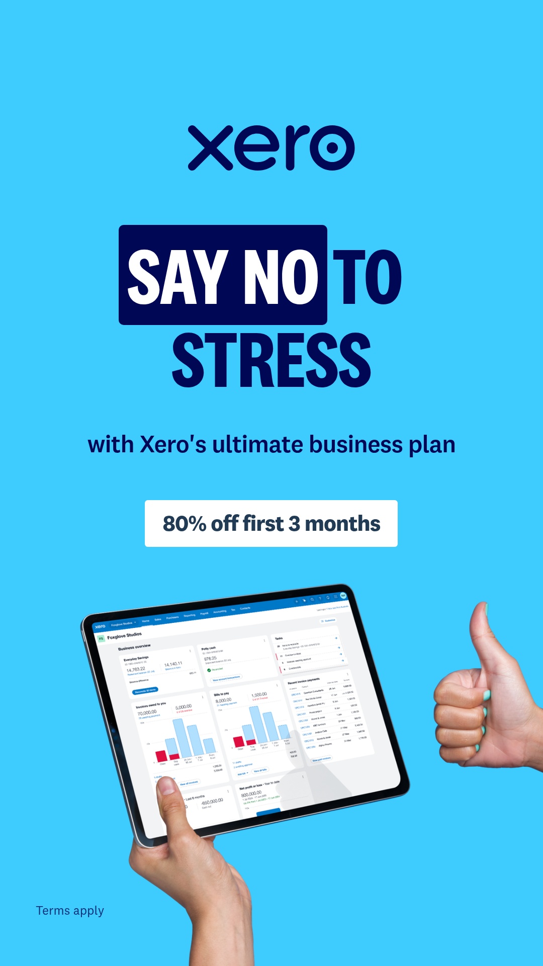Xero Facebook ad