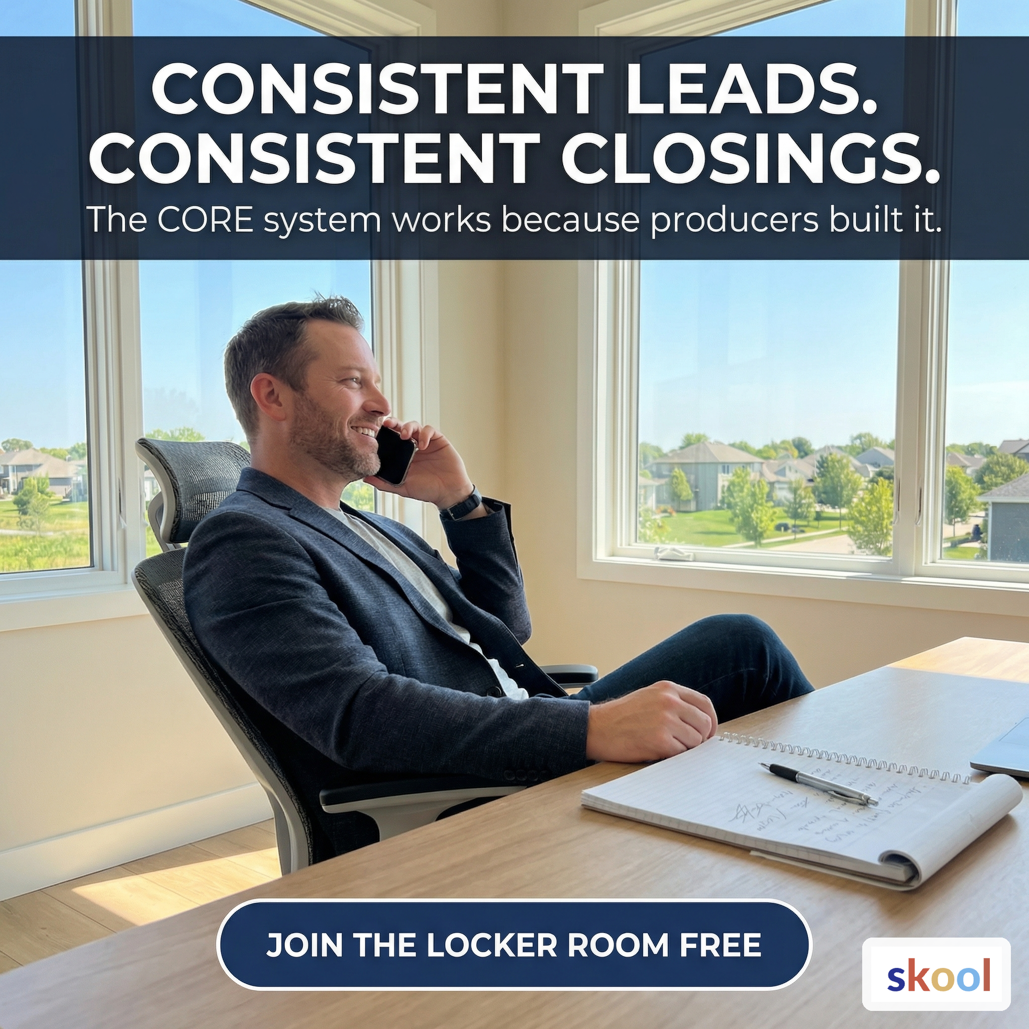 The CORE Training Facebook ad: Join Free. See What Works.