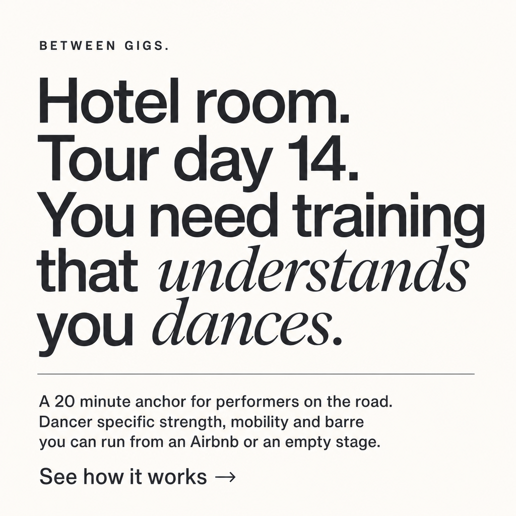 Dance Masterclass Facebook ad