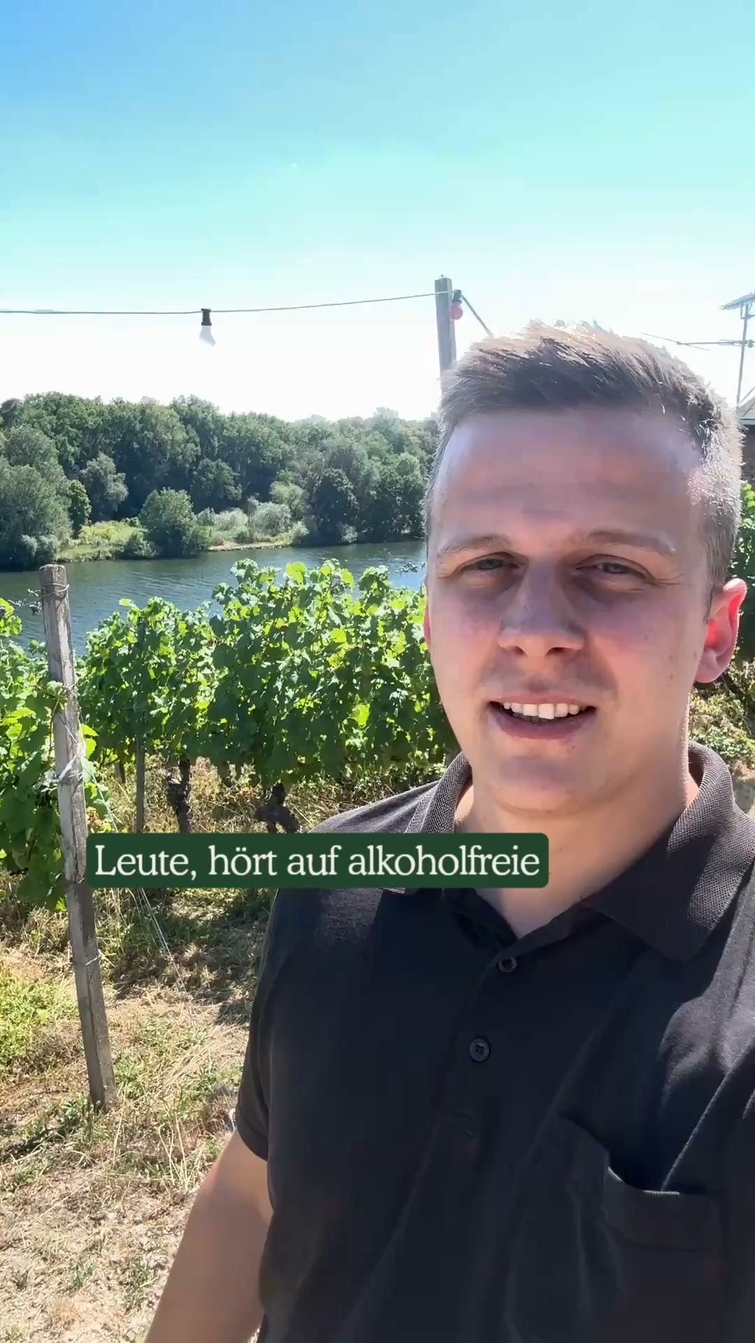 Senzo Facebook ad: 100% Wein, 0,0% Alkohol