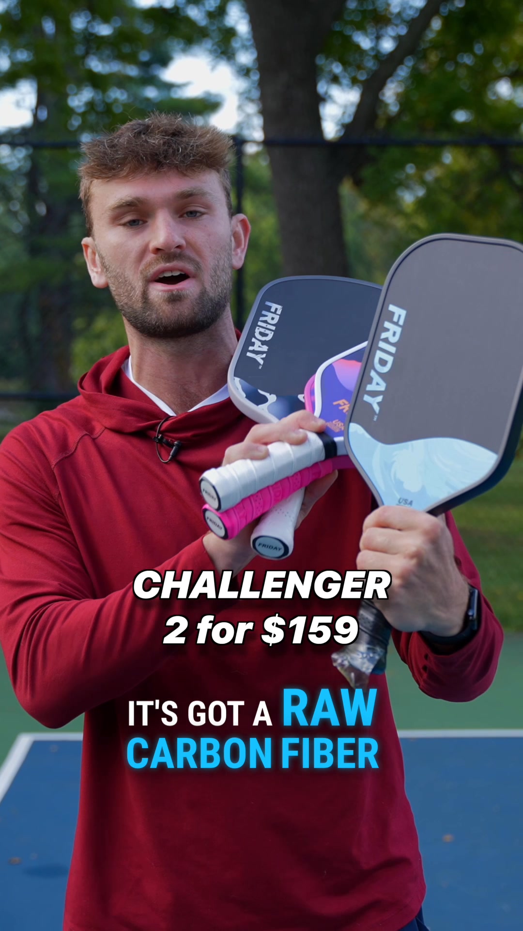 Friday Pickleball Facebook ad: #1 Paddle for Control, Power & Price