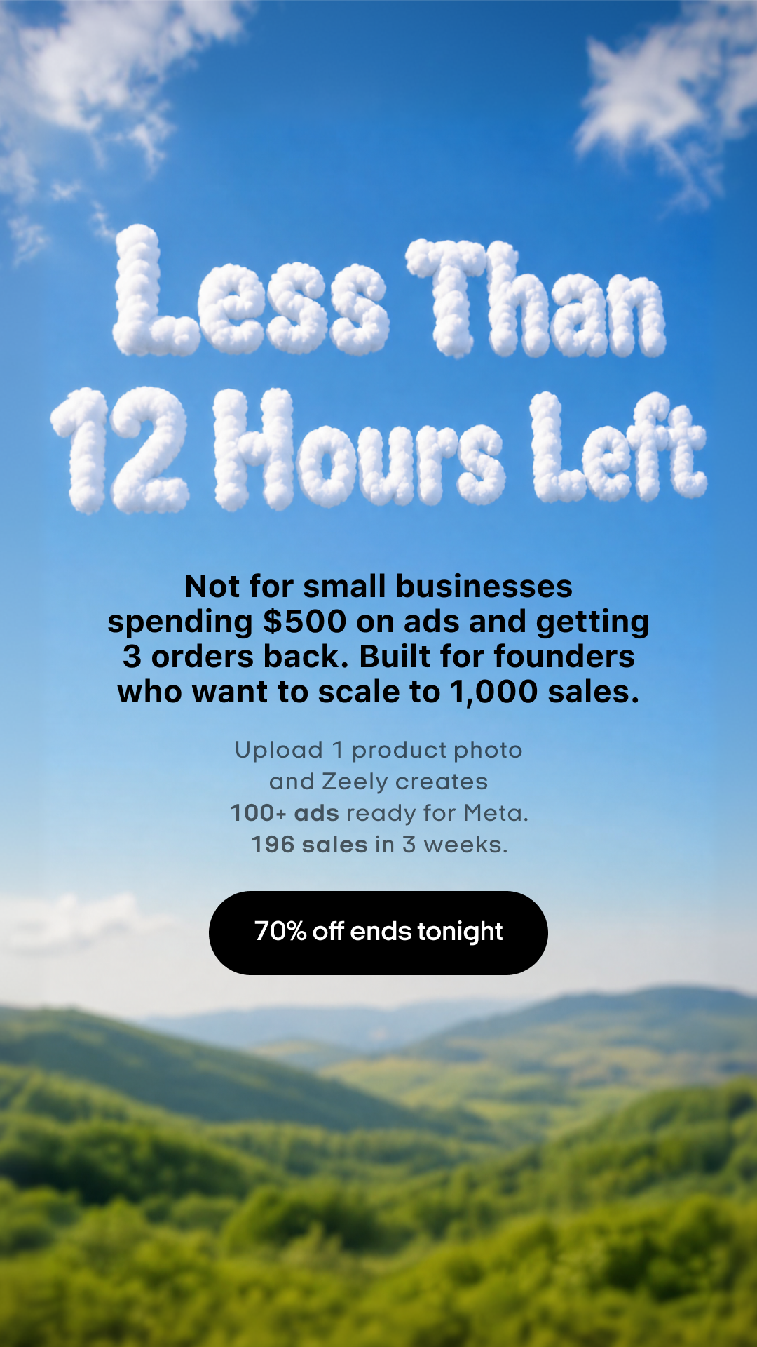Zeely Facebook ad