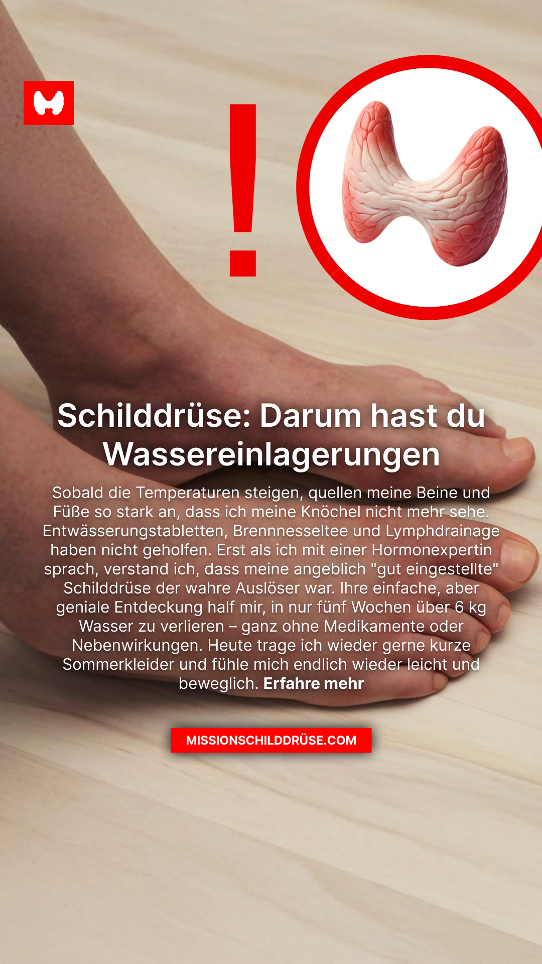 Mission Schilddrüse Facebook ad