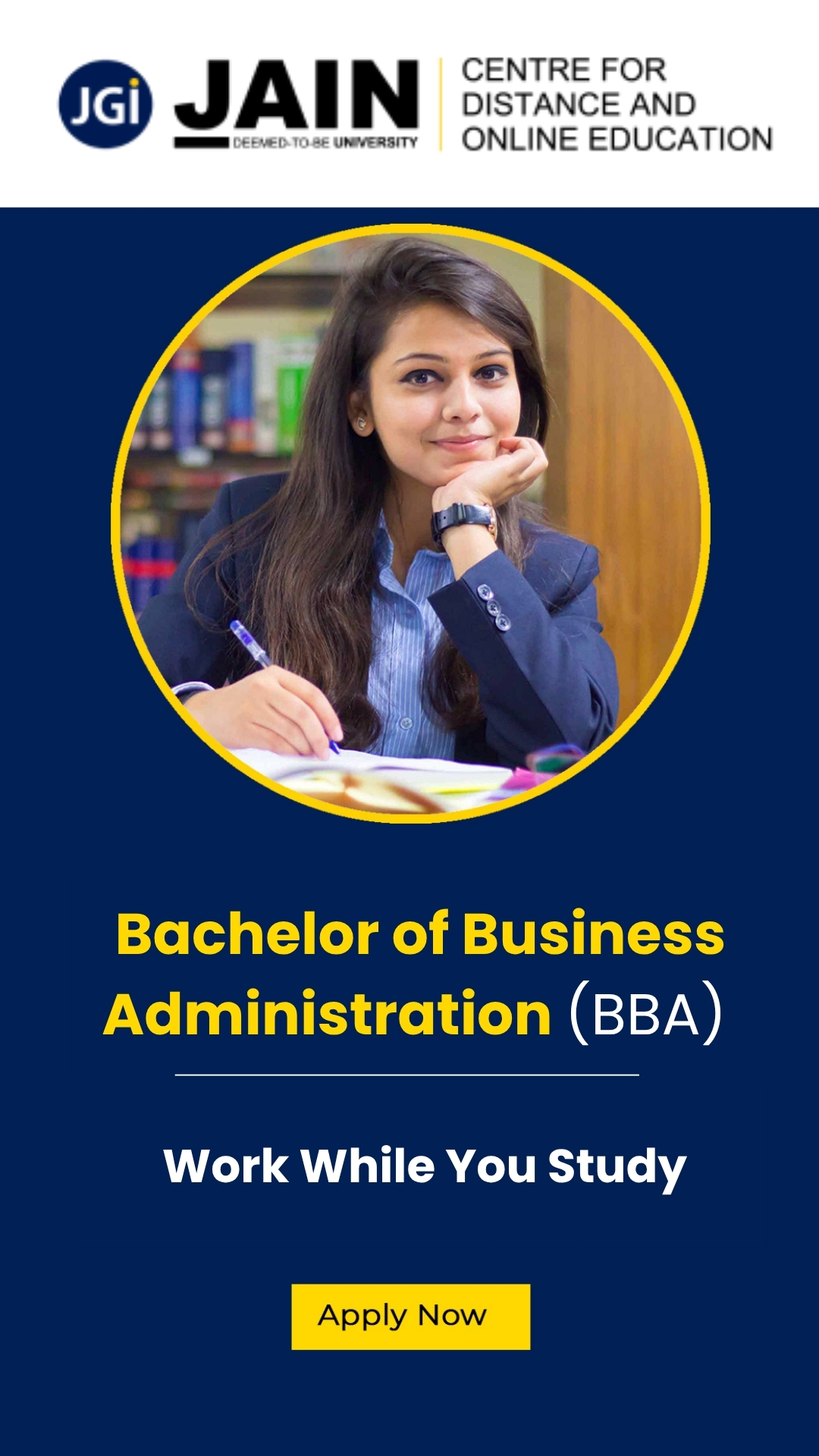 Jain University Facebook ad