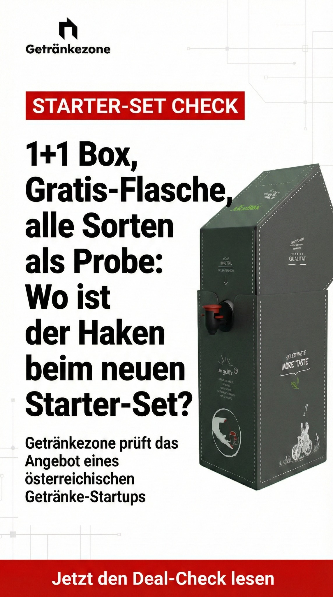 Getränkezone Facebook ad: Über 1.000.000 verkaufte Boxen!