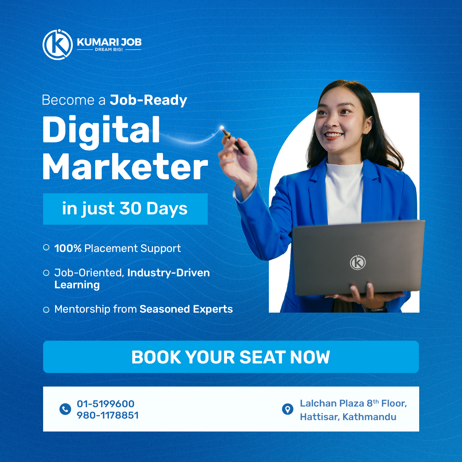 Kumari Job Facebook ad: Are you ready to step up your skills…
