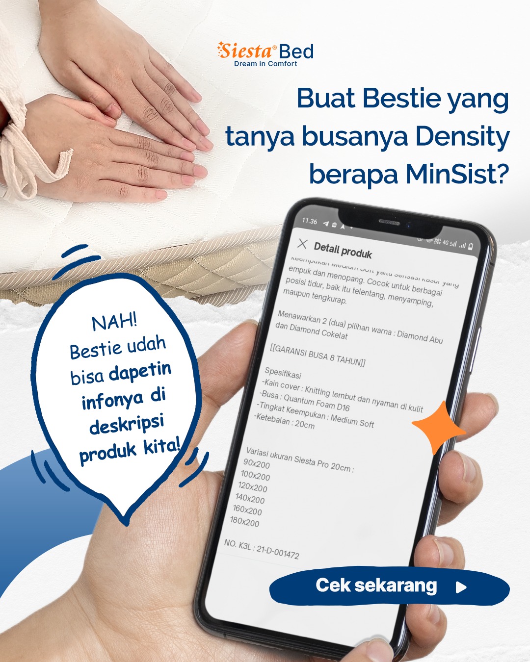 Siesta Bed Facebook ad