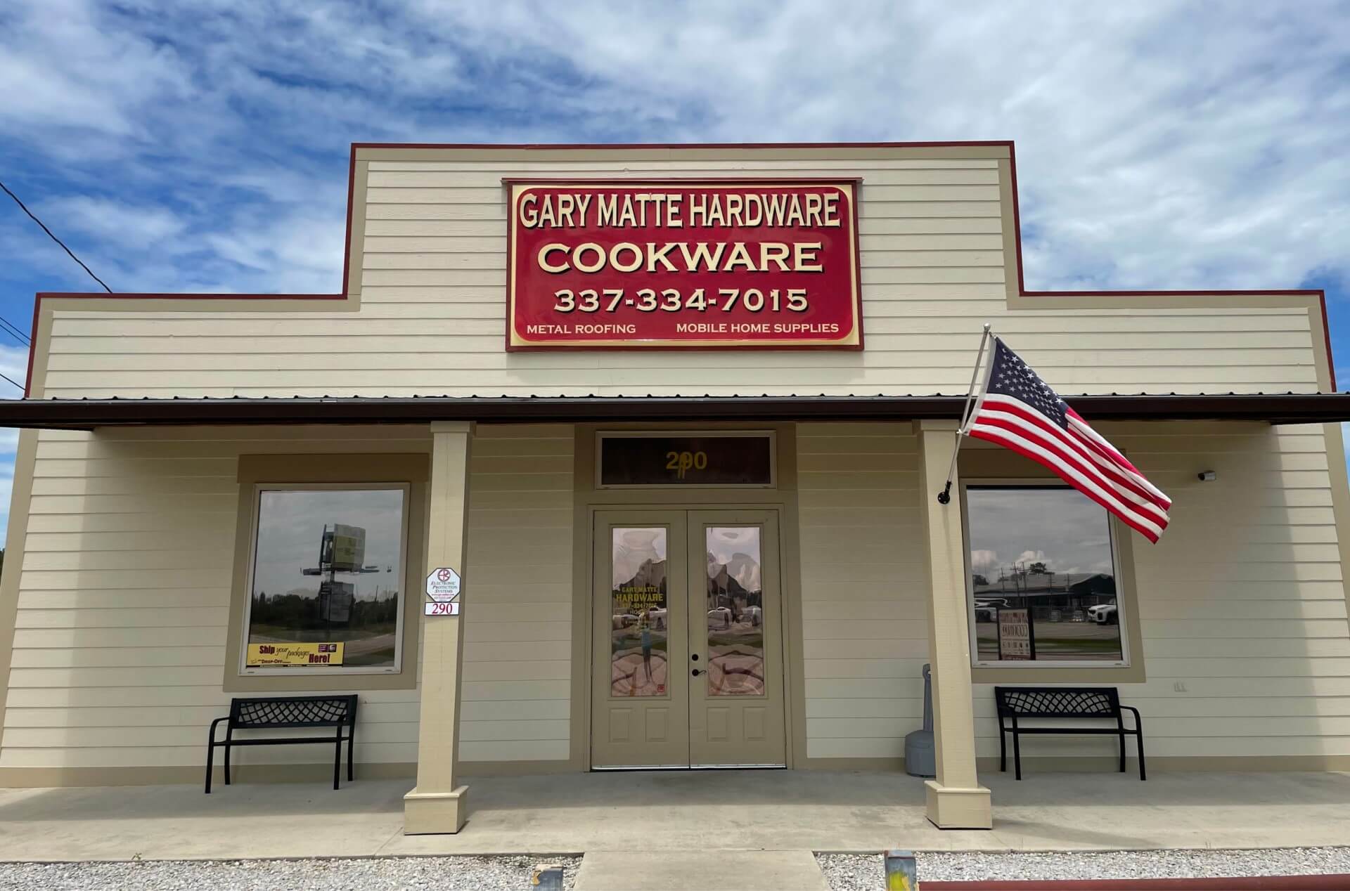 Gary Matte Hardware Facebook ad from Apr 2, 2026